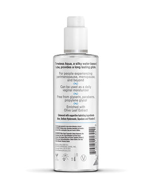 Wicked Sensual Care Wicked Sensual Care Simply Timeless Aqua Water Based Lubricant - 4 oz - Image 2