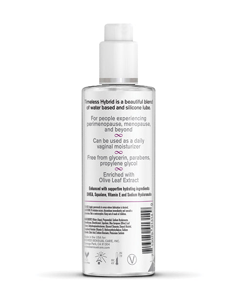 Wicked Sensual Care Wicked Sensual Care Simply Timeless Hybrid Water &amp; Silicone Lubricant - 4 oz - Image 2