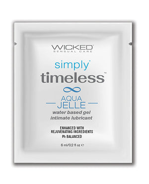 Wicked Sensual Care Wicked Sensual Care Simply Timeless Jelle Water Based Lubricant - .2 oz