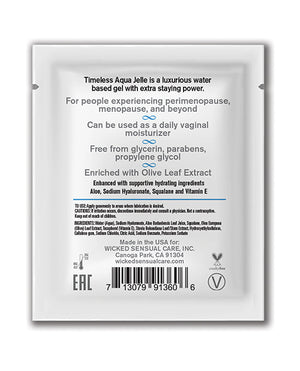 Wicked Sensual Care Wicked Sensual Care Simply Timeless Jelle Water Based Lubricant - .2 oz - Image 2