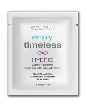 Wicked Sensual Care Wicked Sensual Care Simply Timeless Hybrid Water &amp; Silicone Lubricant - .2 oz