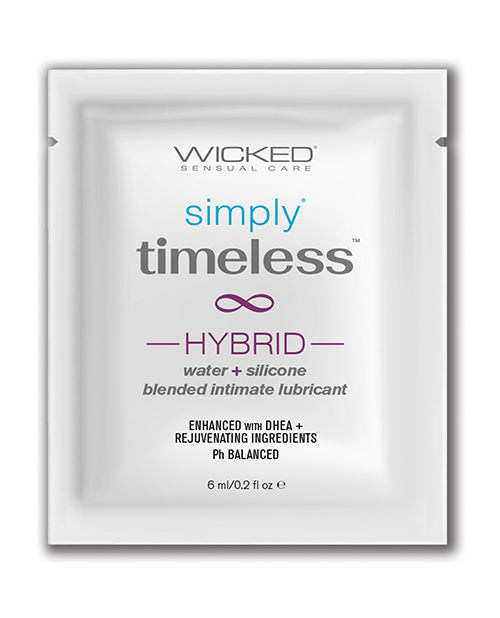 Wicked Sensual Care Wicked Sensual Care Simply Timeless Hybrid Water &amp; Silicone Lubricant - .2 oz