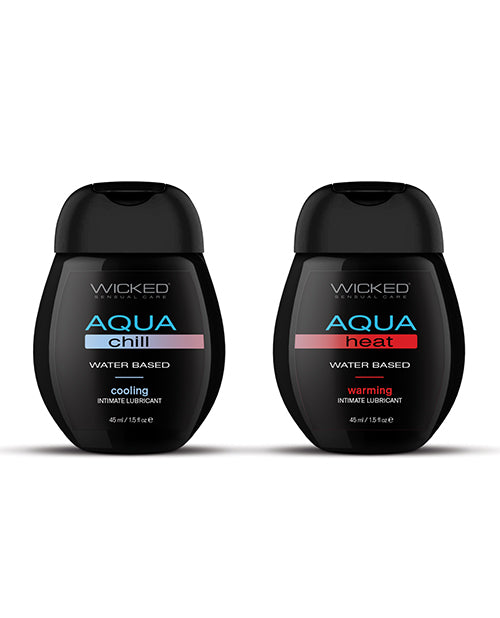 Wicked Sensual Care Wicked Sensual Care Sensation Kit Cooling and Warming Water Based Lubricants - 1.5 oz Bottles