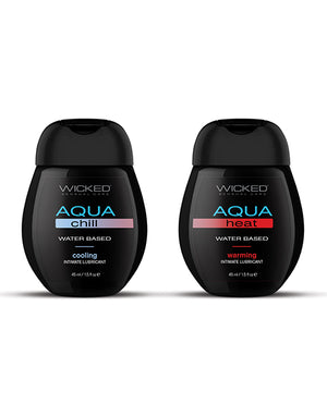 Wicked Sensual Care Wicked Sensual Care Sensation Kit Cooling and Warming Water Based Lubricants - 1.5 oz Bottles