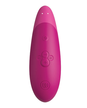 Womanizer Womanizer Enhance 2 in 1 Pleasure Air &amp; Vibrations - Vibrant Pink - Image 2