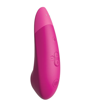 Womanizer Womanizer Enhance 2 in 1 Pleasure Air &amp; Vibrations - Vibrant Pink - Image 4