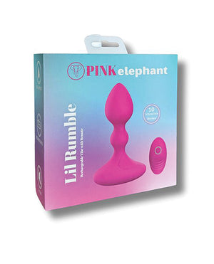 Pinkelephant Pink Elephant Lil Rumble Rechargeable Vibe w/Remote - Pink - Image 4