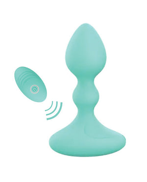 Pinkelephant Pink Elephant Lil Rumble Rechargeable Vibe w/Remote - Aqua