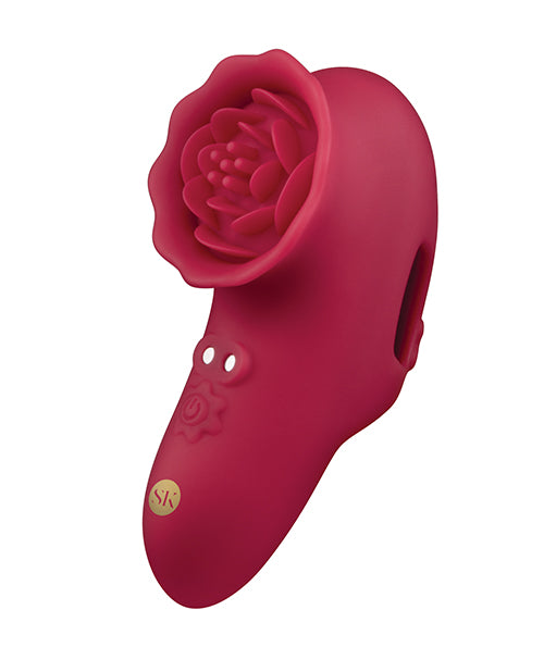 Secret Kisses Secret Kisses Rosegasm Playful Petal Finger Vibe - Red - Image 2