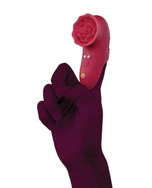 Secret Kisses Secret Kisses Rosegasm Playful Petal Finger Vibe - Red - Image 3