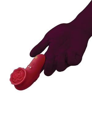 Secret Kisses Secret Kisses Rosegasm Playful Petal Finger Vibe - Red - Image 4