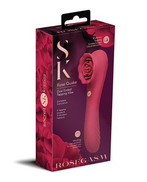 Secret Kisses Secret Kisses Rosegasm Rose Quake Dual Ended Tapping Vibe