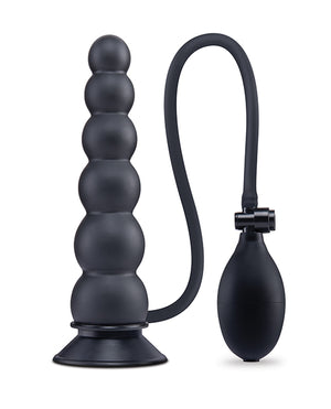 Size Up 7 Inch Silicone Ripple Inflatable Butt Plug - Image 2