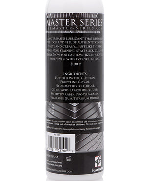 Master Series Master Series Jizz Unscented Lube - 8 oz - Image 2