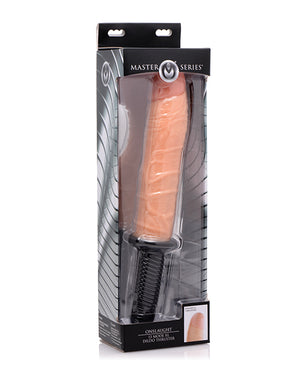Master Series Master Series Onslaught 13 Mode XL Vibrating Dildo Thruster - Light