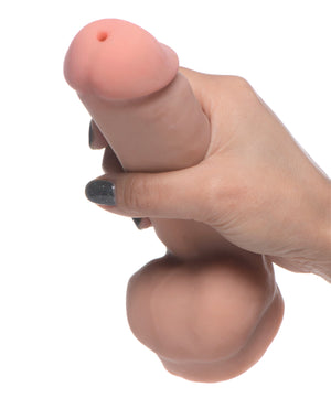 Loadz Loadz 7" Dual Density Squirting Dildo - Light - Image 5