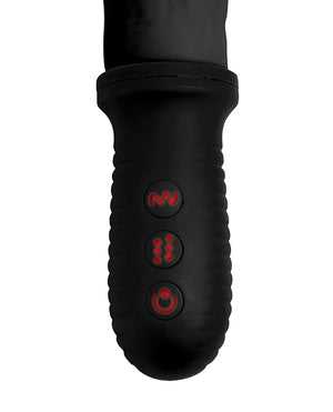 Master Series Master Series 8X Auto Pounder Vibrating &amp; Thrusting Dildo w/Handle - Black - Image 4