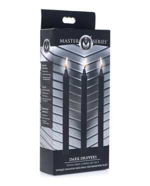 Master Series Master Series Fetish Drip Candles - Dark Drippers Set of 3