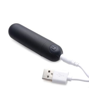 Bang! Bang! Vibrating Bullet w/Remote Control - Black - Image 3