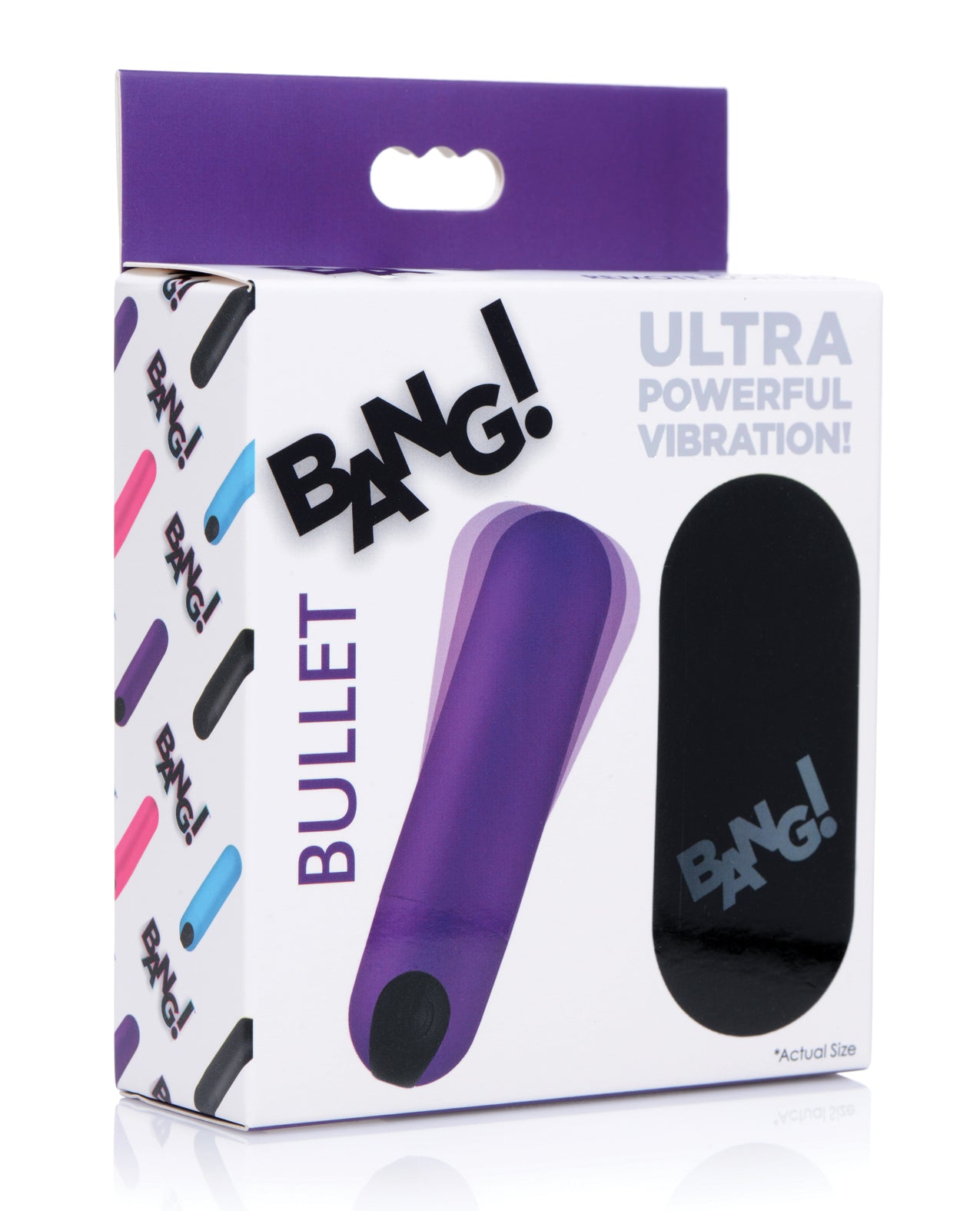 Bang! Bang! Vibrating Bullet w/Remote Control - Purple