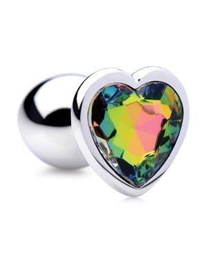 BootySparks Booty Sparks Rainbow Prism Heart Anal Plug - Small - Image 3