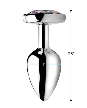 BootySparks Booty Sparks Rainbow Prism Heart Anal Plug - Small - Image 5