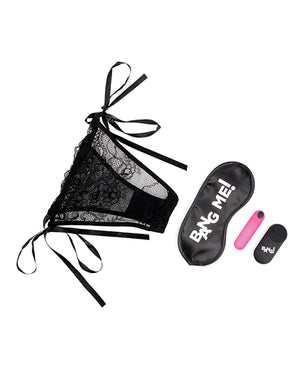 Bang! Bang! Power Panty &amp; Blindfold Kit - Pink