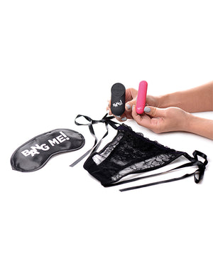 Bang! Bang! Power Panty &amp; Blindfold Kit - Pink - Image 3
