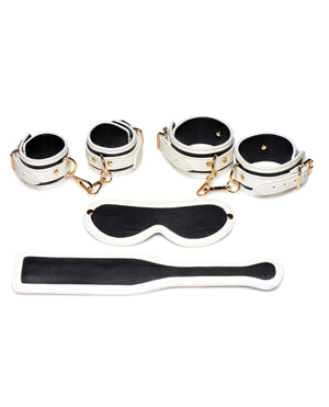 Master Series Master Series Kink in the Dark Glowing Cuffs &amp; Blindfold &amp; Paddle Set - Image 3