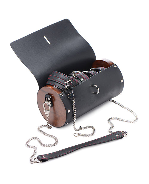 Master Series Master Series Kinky Clutch Black Bondage Set w/Carrying Case