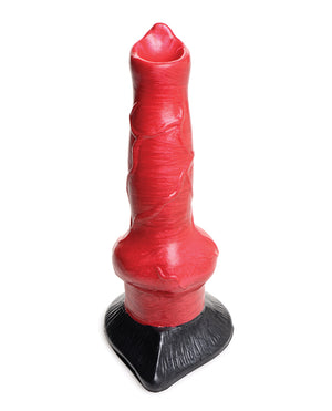 Creature Cocks Creature Cocks Hell-Hound Canine Penis Silicone Dildo - Red/Black - Image 3