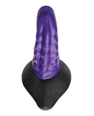 Creature Cocks Creature Cocks Orion Invader Veiny Space Alien Silicone Dildo - Purple/Black - Image 4