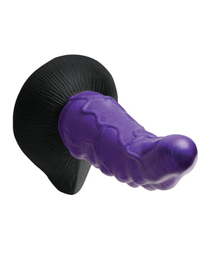 Creature Cocks Creature Cocks Orion Invader Veiny Space Alien Silicone Dildo - Purple/Black - Image 5