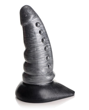 Creature Cocks Creature Cocks Beastly Tapered Bumpy Silicone Dildo - Silver/Black - Image 2