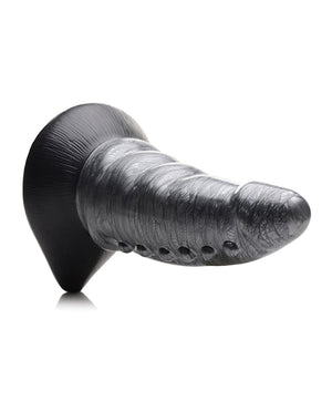 Creature Cocks Creature Cocks Beastly Tapered Bumpy Silicone Dildo - Silver/Black - Image 4
