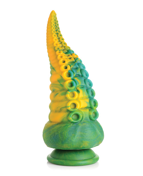 Creature Cocks Creature Cocks Monstropus Tentacled Monster Silicone Dildo - Green/Yellow - Image 2