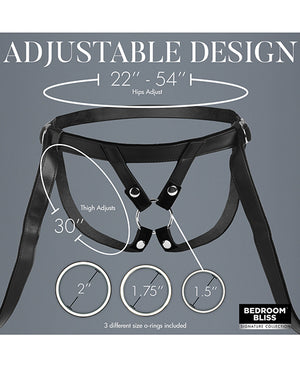 Bedroom Bliss Bedroom Bliss Velvet Kiss Strap-On Harness - Image 4