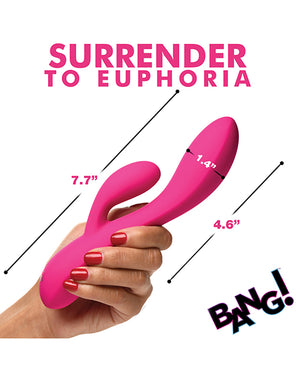 Bang! Bang! 10X Flexible Silicone Rabbit - Pink - Image 5
