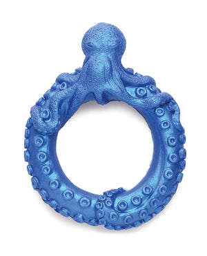 Creature Cocks Creature Cocks Poseidon's Octo Silicone Cock Ring - Blue - Image 2