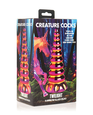 Creature Cocks Creature Cocks Twilight Rainbow Glass Dildo - Image 2