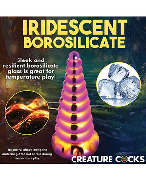 Creature Cocks Creature Cocks Twilight Rainbow Glass Dildo