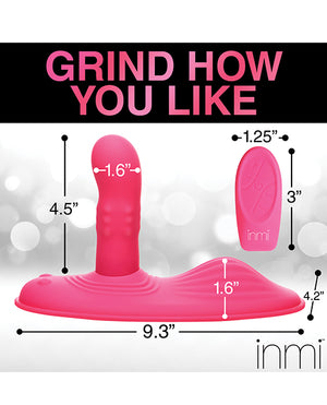 Inmi Inmi Spin N' Grind Rotating &amp; Vibrating Silicone Grinder - Pink - Image 4