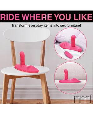 Inmi Inmi Spin N' Grind Rotating &amp; Vibrating Silicone Grinder - Pink - Image 5