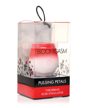 Bloomgasm Bloomgasm Pulsing Petals Throbbing Rose Stimulator - Red