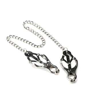 Master Series Master Series Tyrant Spiked Clover Nipple Clamps - Silver - Image 2