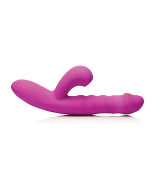 Bang! Bang! Thrusting &amp; Sucking Rabbit Vibrator - Purple - Image 2