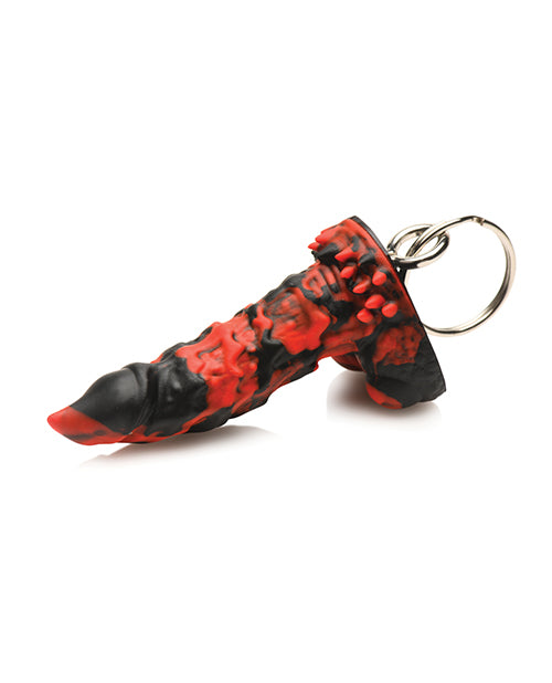 Creature Cocks Fire Demon Keychain - Red/Black - Image 2