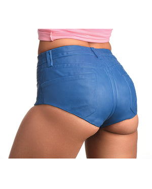 Strap U Strap U Booty Shorts 6" Silicone Dildo Strap-On Harness - Medium - Image 3