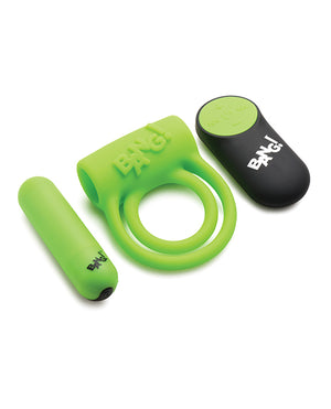 Bang! Bang! Glow in the Dark 28X Remote Controlled Cock Ring - Image 3