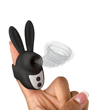 Shegasm Sucky Bunny Clit Stimulator - Black - Image 4